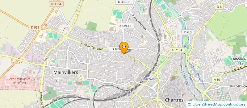 localisation de l'entreprise SCI BARADWYS TCVETUSCHIY à MAINVILLIERS