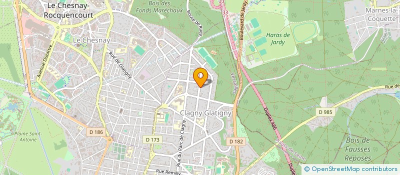 localisation de l'entreprise SCI BARAFINOR à VERSAILLES