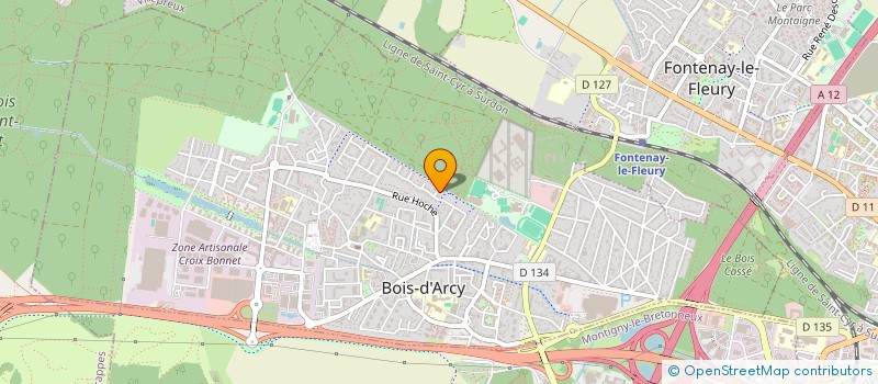 localisation de l'entreprise SCI BARAGUE-MAVAR  BOIS-D'ARCY