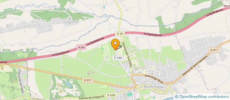 localisation de l'entreprise SCI BARAILLAN  MONTREJEAU