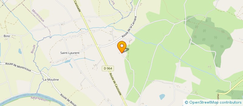 localisation de l'entreprise SCI BARAKA  MONTRICOUX