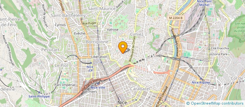 localisation de l'entreprise SCI BARAKA à NICE