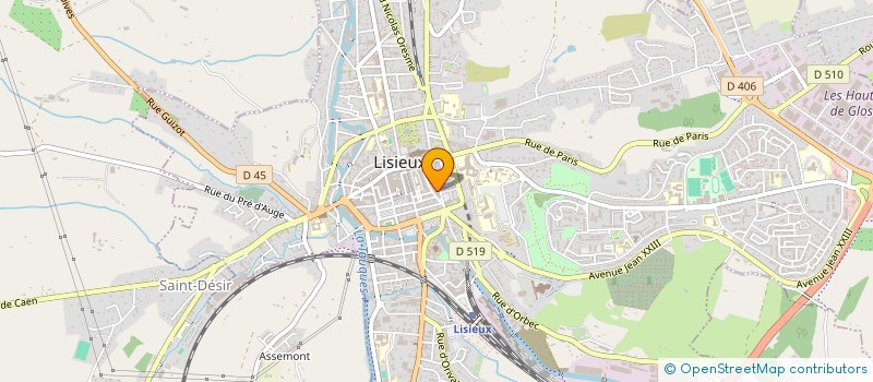 localisation de l'entreprise SCI BARAKA  LISIEUX