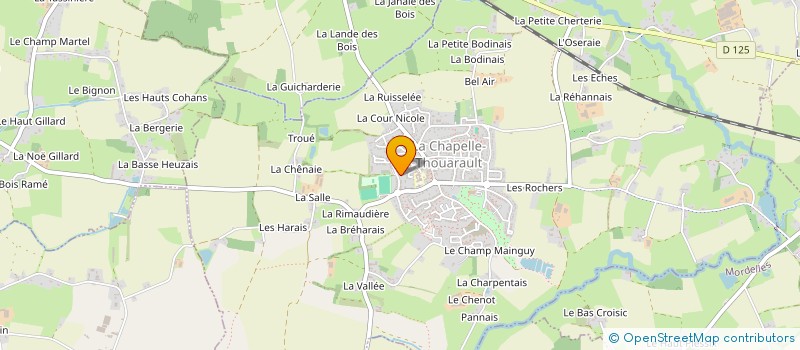 localisation de l'entreprise SCI BARAKAJI  LA CHAPELLE-THOUARAULT