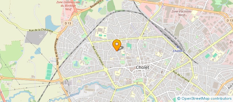 localisation de l'entreprise SCI BARANDIERE à CHOLET