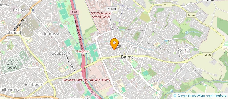 localisation de l'entreprise SCI BARANES  BALMA