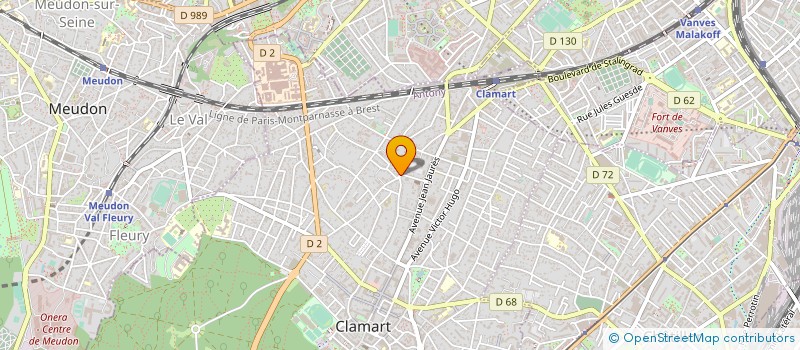 localisation de l'entreprise SCI BARAST ET COMPAGNIE à CLAMART