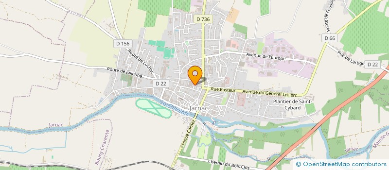 localisation de l'entreprise SCI BARATI à JARNAC