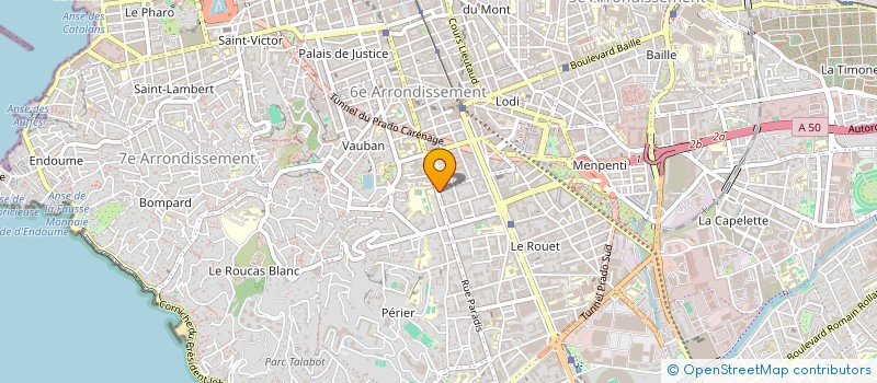 localisation de l'entreprise SCI BARATIER-LEONARDON à MARSEILLE