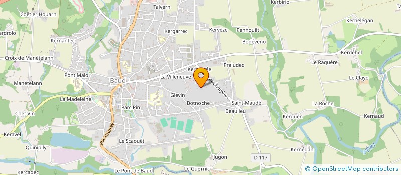 localisation de l'entreprise SCI BARAX  BAUD