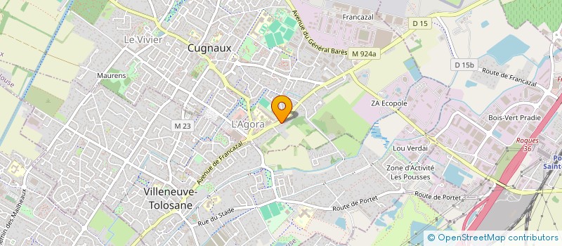 localisation de l'entreprise SCI BARAYE  CUGNAUX