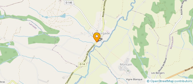 localisation de l'entreprise SCI  BARBAILLON  LABOURGADE