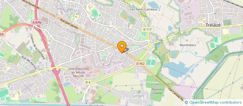 localisation de l'entreprise SCI BARBALION  TRELAZE