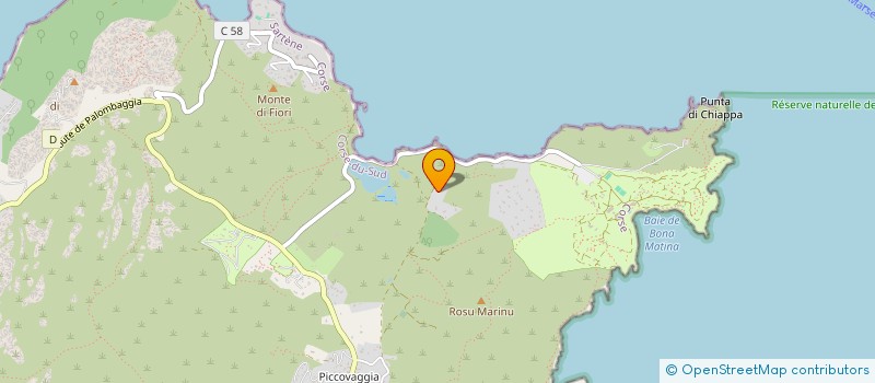 localisation de l'entreprise SCI BARBALUD 2000 à PORTO-VECCHIO