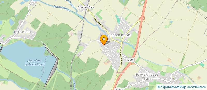 localisation de l'entreprise SCI BARBAPOU  ASPACH-LE-BAS