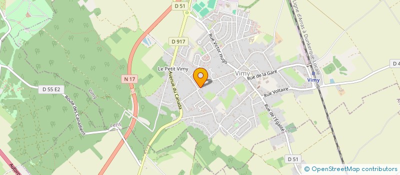 localisation de l'entreprise SCI BARBARA à VIMY