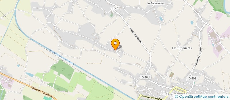 localisation de l'entreprise SCI BARBARET JGLFC  LES AVENIERES VEYRINS-THUELLIN