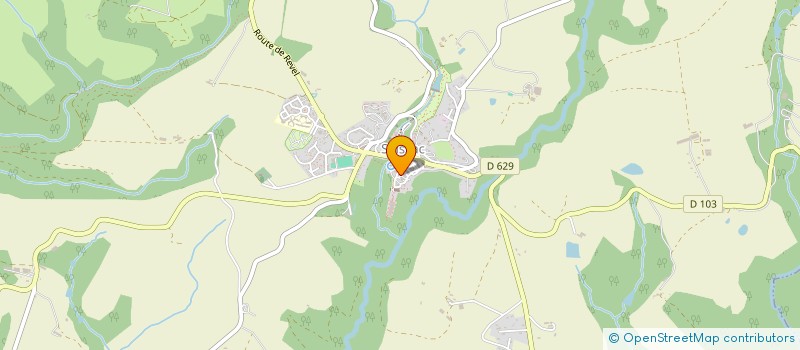 localisation de l'entreprise SCI BARBASTE LIBERTE  SAISSAC