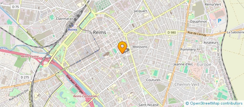 localisation de l'entreprise SCI BARBATRE FAMILY  REIMS