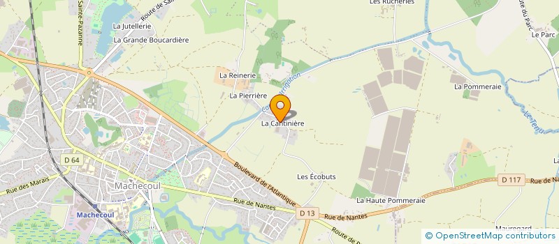 localisation de l'entreprise SCI BARBATRE - LA POINTE  MACHECOUL-SAINT-MEME