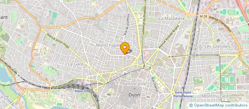localisation de l'entreprise SCI BARBE à DIJON