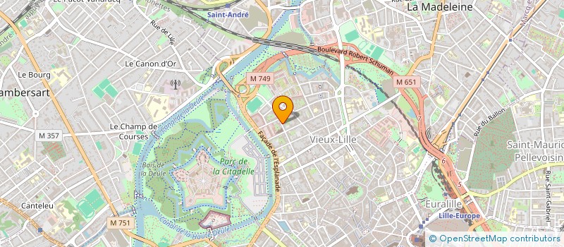 localisation de l'entreprise SCI BARBE à LILLE