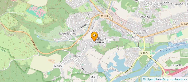 localisation de l'entreprise SCI BARBE A CANE  SAINTE-RUFFINE