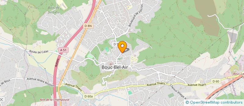 localisation de l'entreprise SCI BARBE GAUTIER à BOUC-BEL-AIR