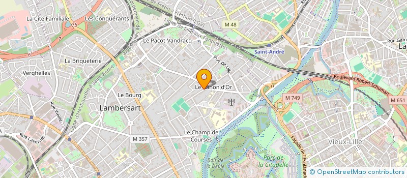 localisation de l'entreprise SCI BARBEAU INVEST à LAMBERSART