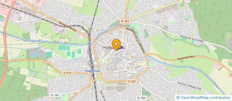 localisation de l'entreprise SCI BARBEBLEUE  HAGUENAU