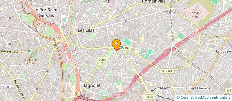 localisation de l'entreprise SCI BARBECANE TOWER à BAGNOLET