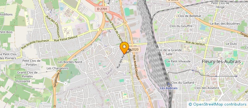 localisation de l'entreprise SCI BARBEREAU MALAKOFF  CHASSIEU