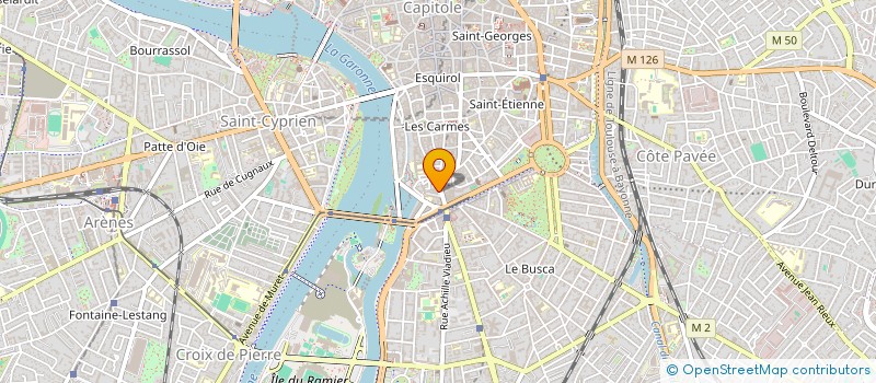 localisation de l'entreprise SCI BARBERO-PAULIN à TOULOUSE