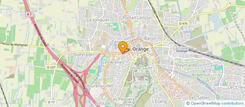 localisation de l'entreprise SCI BARBEROUSSE  ORANGE