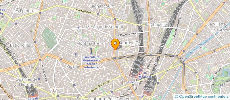 localisation de l'entreprise SCI BARBES  PARIS