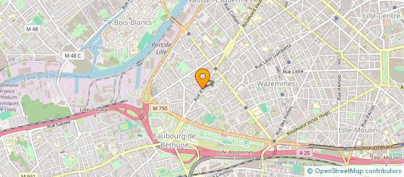 localisation de l'entreprise SCI BARBES ET BERGOT à LILLE