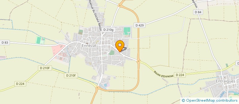 localisation de l'entreprise SCI BARBET CHAUTARD  ENNEZAT