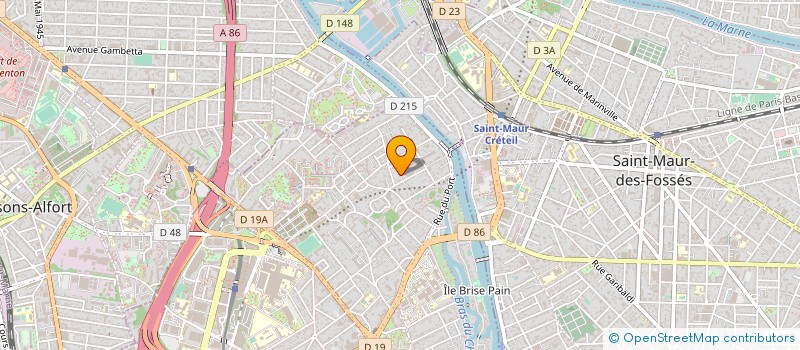 localisation de l'entreprise SCI BARBET DOMENECH  CRETEIL