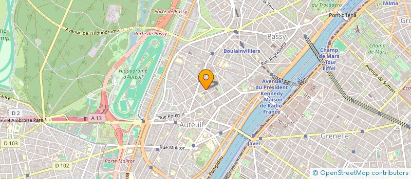 localisation de l'entreprise SCI BARBET ROCHE  PARIS