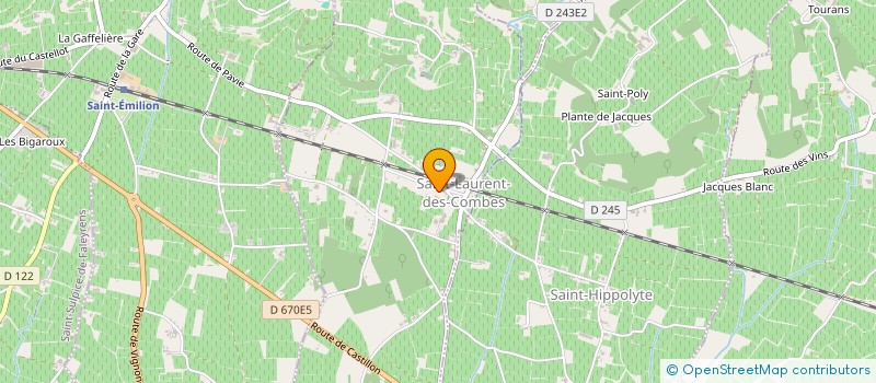 localisation de l'entreprise SCI BARBEYRON  SAINT-LAURENT-DES-COMBES