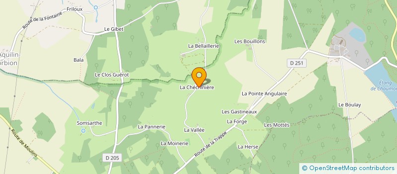 localisation de l'entreprise SCI BARBIER à SOLIGNY LA TRAPPE