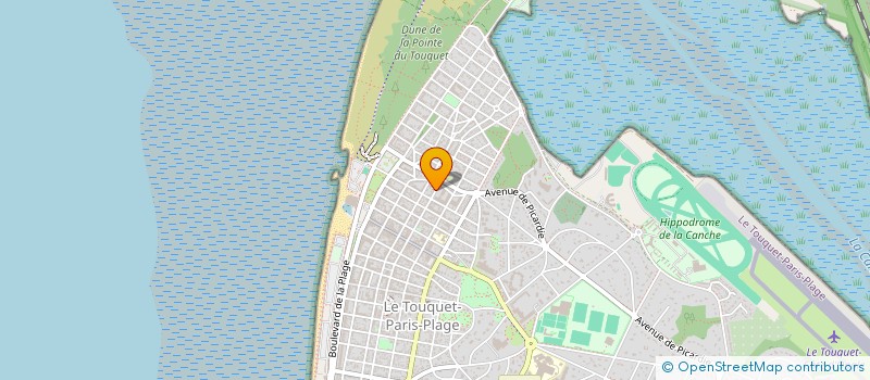 localisation de l'entreprise SCI BARBIER  LE TOUQUET-PARIS-PLAGE