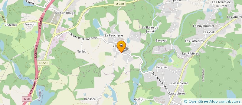 localisation de l'entreprise SCI BARBIER à BONNAC-LA-COTE