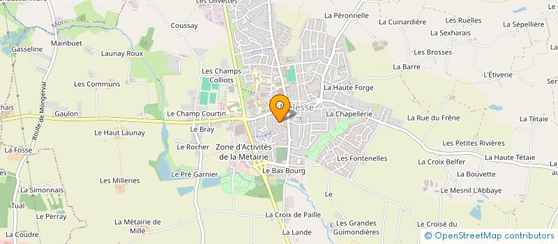 localisation de l'entreprise SCI BARBIER  MELESSE