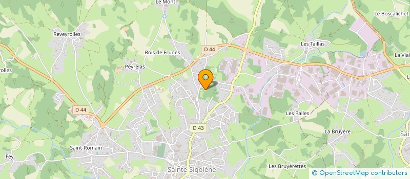 localisation de l'entreprise SCI BARBIER CHAVANON à SAINTE-SIGOLENE