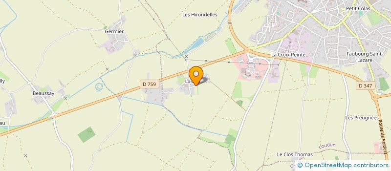 localisation de l'entreprise SCI BARBIER ELI  LOUDUN