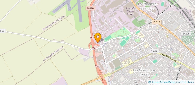 localisation de l'entreprise SCI BARBIERI à TROYES