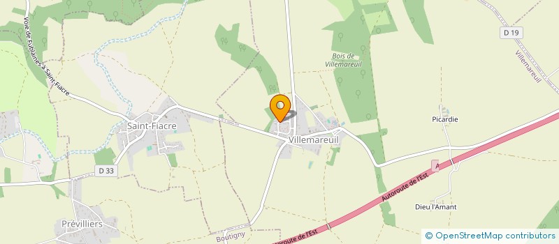 localisation de l'entreprise SCI BARBIGNI  VILLEMAREUIL