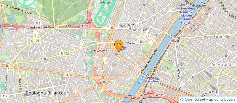 localisation de l'entreprise SCI BARBLEU  PARIS