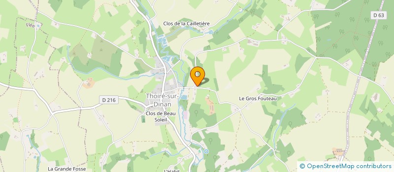 localisation de l'entreprise SCI BARBOISEAU  THOIRE-SUR-DINAN